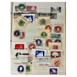 American Regular Issues Stamp Album and Binder with Assorted Stamps -Scott #1336- #2400