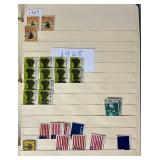 American Regular Issues Stamp Album and Binder with Assorted Stamps -Scott #1336- #2400