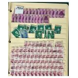 American Regular Issues Stamp Album and Binder with Assorted Stamps -Scott #1336- #2400