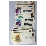 Large Assortment of United States First Day of Issue Cover Envelopes
