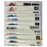Large Assortment of United States First Day of Issue Cover Envelopes