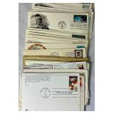 Large Assortment of United States First Day of Issue Cover Envelopes