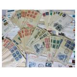 Assortment of United Nations First Day of Issue Covers and United Nations Commemorative First Day Cover Collection Album