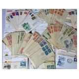 Assortment of United Nations First Day of Issue Covers and United Nations Commemorative First Day Cover Collection Album