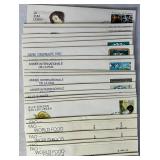 Assortment of United Nations First Day of Issue Covers and United Nations Commemorative First Day Cover Collection Album