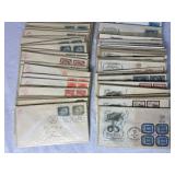 Collection of United Nations First Day of Issue Cover Envelopes and United Nations Commemorative First Day Cover Collection Album
