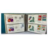 Collection of United Nations First Day of Issue Cover Envelopes and United Nations Commemorative First Day Cover Collection Album