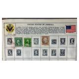 My First Stamp Album featuring US and Foreign Stamps plus Album with Various Stamps from #460-#1029