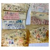 Box of Loose United States Stamps - Various Years