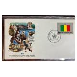 Flags of the United Nations Mint Sheetlets 1980-1982 and First Day Covers from 1980-1982