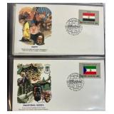 Flags of the United Nations Mint Sheetlets 1980-1982 and First Day Covers from 1980-1982