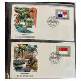 Flags of the United Nations Mint Sheetlets 1980-1982 and First Day Covers from 1980-1982