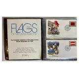Flags of the United Nations Mint Sheetlets 1980-1982 and First Day Covers from 1980-1982