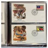 Flags of the United Nations Mint Sheetlets 1980-1982 and First Day Covers from 1980-1982