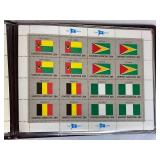 Flags of the United Nations Mint Sheetlets 1980-1982 and First Day Covers from 1980-1982