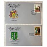 First Day of Issue Covers of the Silver Jubilee of Queen Elizabeth and the Coronation Cover Collection