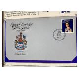 First Day of Issue Covers of the Silver Jubilee of Queen Elizabeth and the Coronation Cover Collection