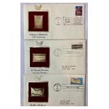 Golden Replicas of United States Stamps