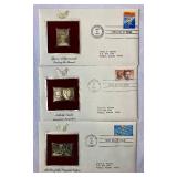 Golden Replicas of United States Stamps