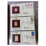 Golden Replicas of United States Stamps