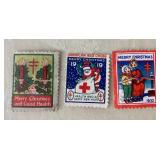 Large Collection of United States Christmas Seals Dating Back to 1919
