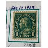 Collection of United States Postage Dating Back to 1923 with Airmail, Postage Due, Special Delivery,