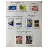 United Nations Flag Stamps First Day of Issue Covers 1980 Series and Stamps of the United Nations Album