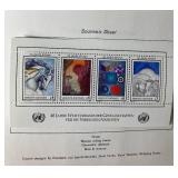 United Nations Flag Stamps First Day of Issue Covers 1980 Series and Stamps of the United Nations Album