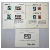 International First Day of Issue Proofcards