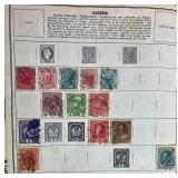 Collection of Stamps from Austria - dating back to 1850