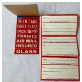 Vintage Mailing Labels - Airmail, Special Delivery, Handle with Care, Insurance and More