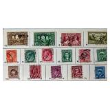 Globus Stamp Co Canada No 1 Stamp Sheets - 90+- Stamps dating back to 1870