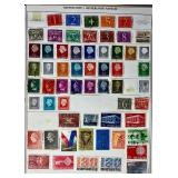 Historical Album of Postage Stamps from the Netherlands plus Album of Stamps from the Netherlands & Dutch Indies