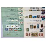 Large Lot of United Nations Stamps, Postcards, Airmail, First Day Issue Cards