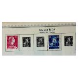 Grouping of Algeria and Afghanistan Stamps