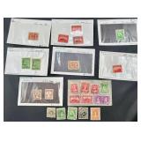 Stamps from Newfoundland dating back to 1890