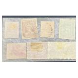 Stamps from Newfoundland dating back to 1890