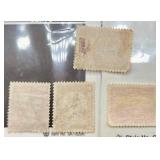 Stamps from Newfoundland dating back to 1890