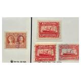 Stamps from Newfoundland dating back to 1890