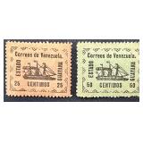 Venezuela Guyana 1903 Stamps - set of 5