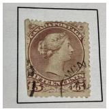 Stamp Album of Canada and Provinces dating back to 1879