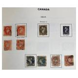 Stamp Album of Canada and Provinces dating back to 1879