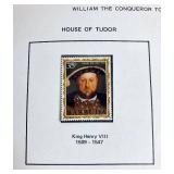 Royal International Gold Collection - International Postal Collectors League First Day Covers and Kings & Queens of England Album