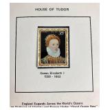 Royal International Gold Collection - International Postal Collectors League First Day Covers and Kings & Queens of England Album