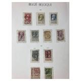 Large Selection of Stamps from Belgium dating back to 1860