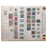 Large Selection of Stamps from Belgium dating back to 1860