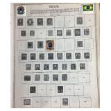 Large Grouping of Stamps from Brazil dating back to 1881