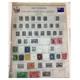 Large Selection of Postage Stamps from New Zealand, Cook Islands and Samoa dating back to 1870