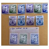 Postage Stamps from Libya, Liberia , Liechtenstein and Luxembourg