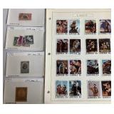 Postage Stamps from Libya, Liberia , Liechtenstein and Luxembourg